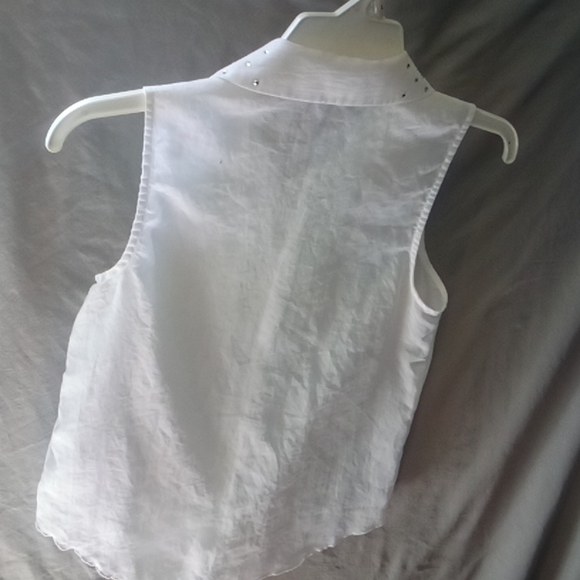 SHEER sleeveless sparkle top - Picture 7 of 11